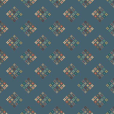  soyut çiçek geometrik Dikişsiz desen arka planı için