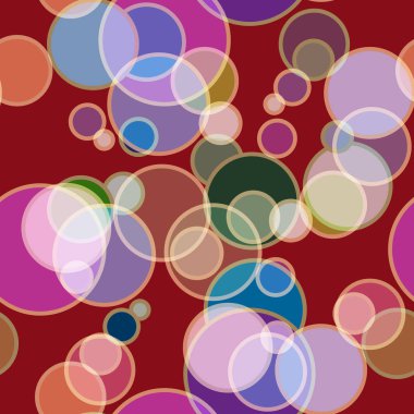 Daireler ile sorunsuz arka plan