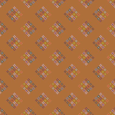  soyut çiçek geometrik Dikişsiz desen arka planı için