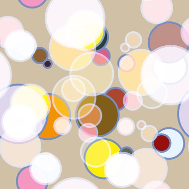 Daireler ile sorunsuz arka plan