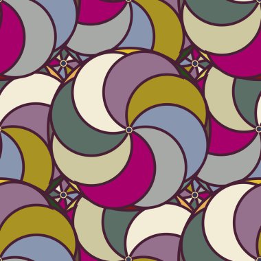 soyut geometrik renk desenli vektör çizimi