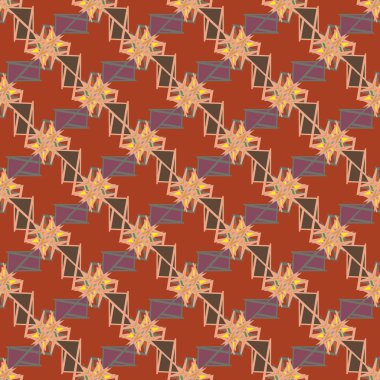 soyut geometrik Dikişsiz desen arka planı için. 