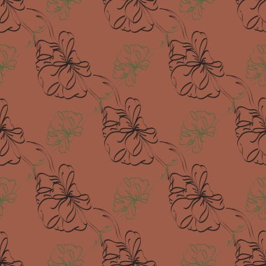 Renkli Yay ve kurdeleler sorunsuz desenli arka.