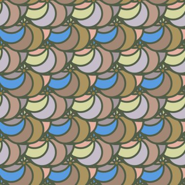 soyut geometrik renk desenli vektör çizimi