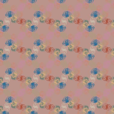 Soyut geometrik renkli seamless modeli, arka plan