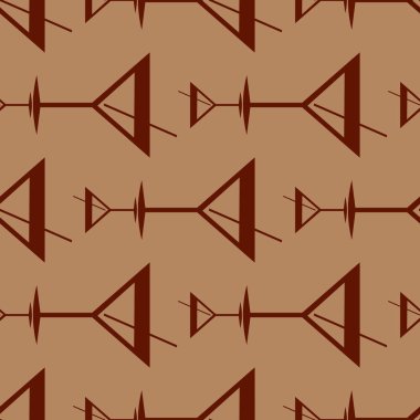 Tropik kokteyller desen, renkli kesintisiz vektör çizim