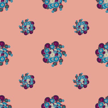 soyut geometrik renkli Dikişsiz desen arka plan için vektör çizim