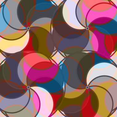 soyut geometrik renk desenli vektör çizimi