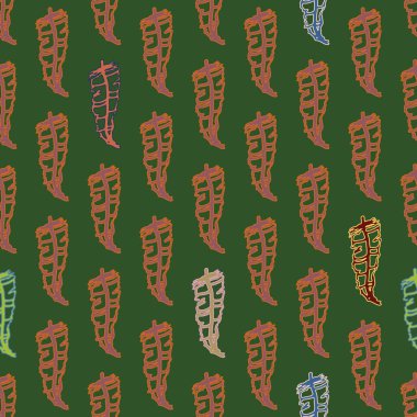 Memphis tarzı zemin ağaç yaprakları 