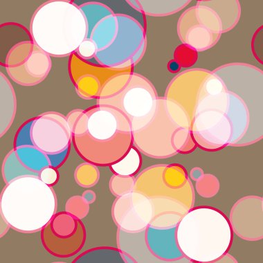 Daireler ile sorunsuz arka plan