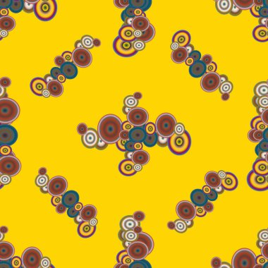 soyut geometrik renkli Dikişsiz desen arka plan için vektör çizim