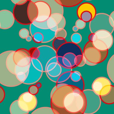 Daireler ile sorunsuz arka plan