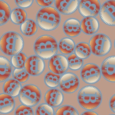 bitcoins parlak parlak pahalı sikkeleri ile Seamless modeli 