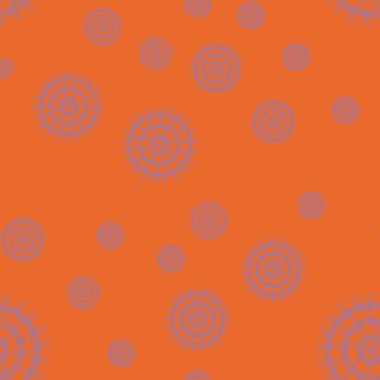 Sorunsuz soyut mandala desen. Basit şekiller oluşan süsleme. 