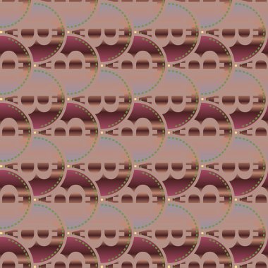 Renkli bitcoins işaretleri ile mali seamless modeli