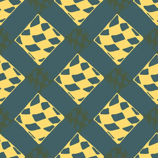 抽象五颜六色的几何无缝格子图案的背景 — 图库矢量图片
