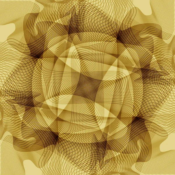 Abstracte Textuur Geometrische Entanglement Patroon Voor Achtergrond — Stockvector