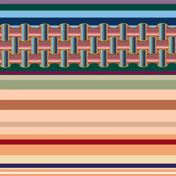 Abstraktes Geometrisches Buntes Muster — Stockvektor