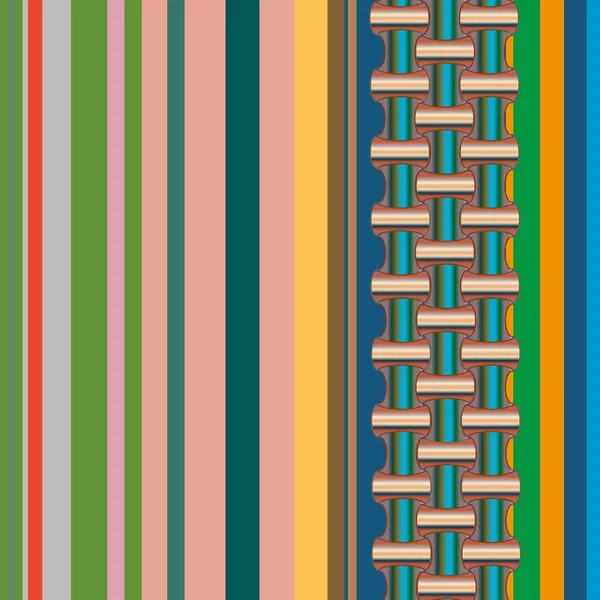 Abstraktes Geometrisches Buntes Muster — Stockvektor