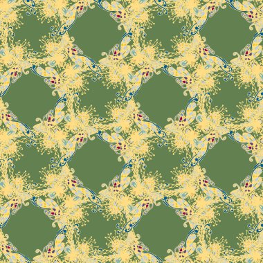 Soyut geometrik Dikişsiz desen tasarım çalışmaları için.