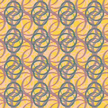 Daireler için arka plan ile Seamless modeli. vektör çizim