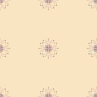 Vintage seamless modeli, vektör çizim 