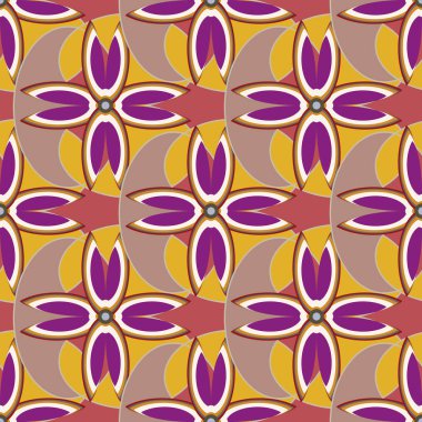 Sorunsuz çiçek desenli arka plan.