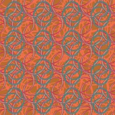 Daireler için arka plan ile Seamless modeli. vektör çizim