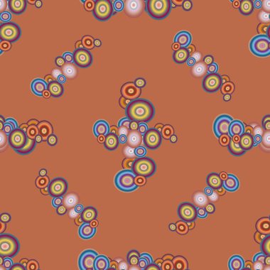 soyut geometrik renkli Dikişsiz desen arka plan için vektör çizim