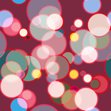 Daireler ile sorunsuz arka plan