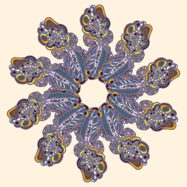 Stil zentangle yeni simetrik mandala doodle ile sanat esin kaynağı oldu. Duvar kağıdı, desen dolgularını, web sayfaları, yüzey dokuları için dekoratif nesne-ebilmek var olmak kullanılmış.