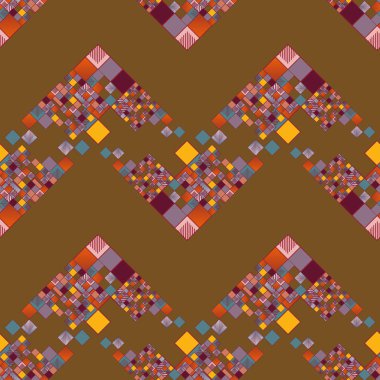 renkli grafik küpleri ve kareler duvar kağıdı, sorunsuz tasarlamak vektör çizim 