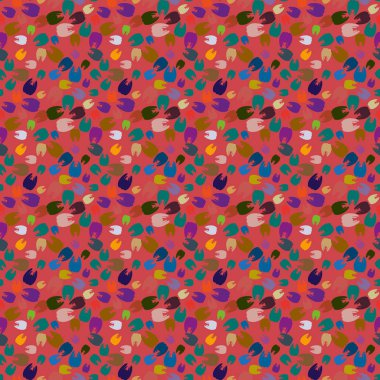 Çok renkli diş parlak Dikişsiz desen arka planı için.