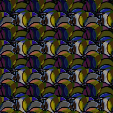 soyut geometrik renk desenli vektör çizimi