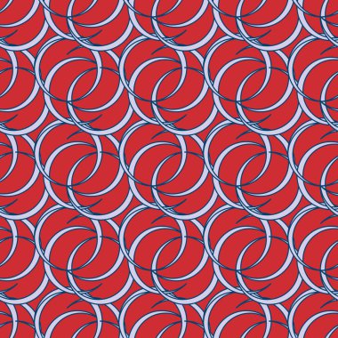 Daireler için arka plan ile Seamless modeli. vektör çizim