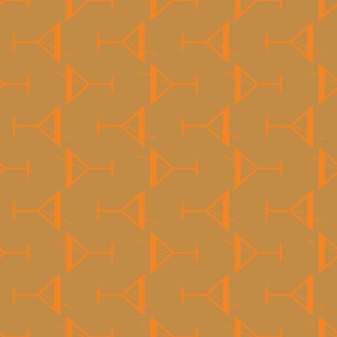 Tropik kokteyller desen, renkli kesintisiz vektör çizim