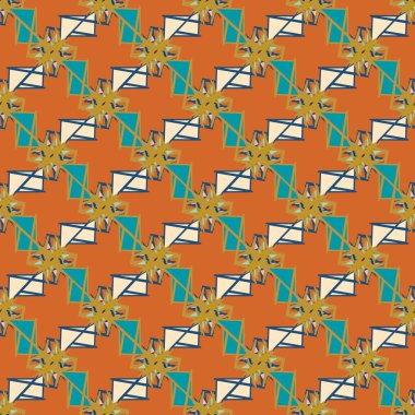 soyut geometrik Dikişsiz desen arka planı için. 