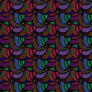 soyut geometrik renk desenli vektör çizimi