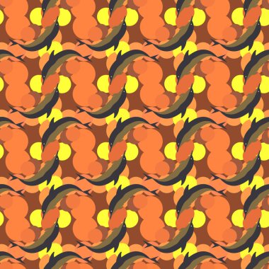 soyut geometrik renkli Dikişsiz desen arka plan için vektör çizim