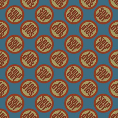 Dikişsiz desen, vektör çizim sattı