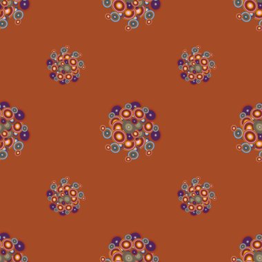 soyut geometrik renkli Dikişsiz desen arka plan için vektör çizim