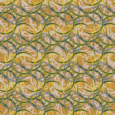 Daireler için arka plan ile Seamless modeli. vektör çizim