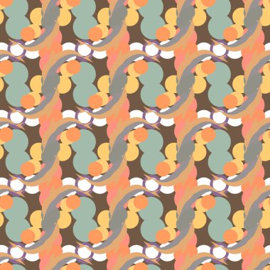 soyut geometrik renkli Dikişsiz desen arka plan için vektör çizim