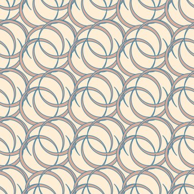 Daireler için arka plan ile Seamless modeli. vektör çizim