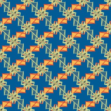 soyut geometrik Dikişsiz desen arka planı için. 