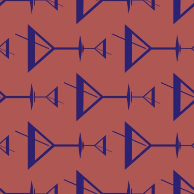 Tropik kokteyller desen, renkli kesintisiz vektör çizim