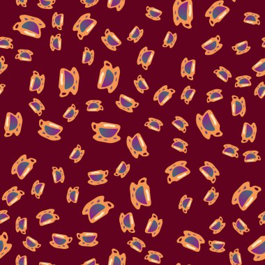 Kahve ya da çay Dikişsiz desen bardak.