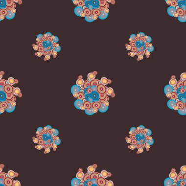 soyut geometrik renkli Dikişsiz desen arka plan için vektör çizim