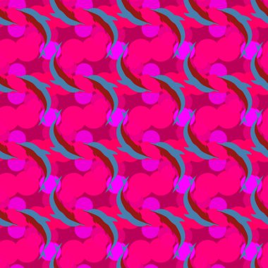 soyut geometrik renkli Dikişsiz desen arka plan için vektör çizim