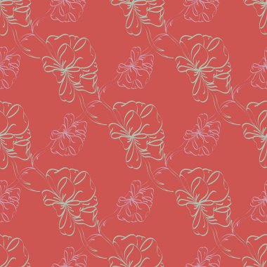 Renkli Yay ve kurdeleler sorunsuz desenli arka.